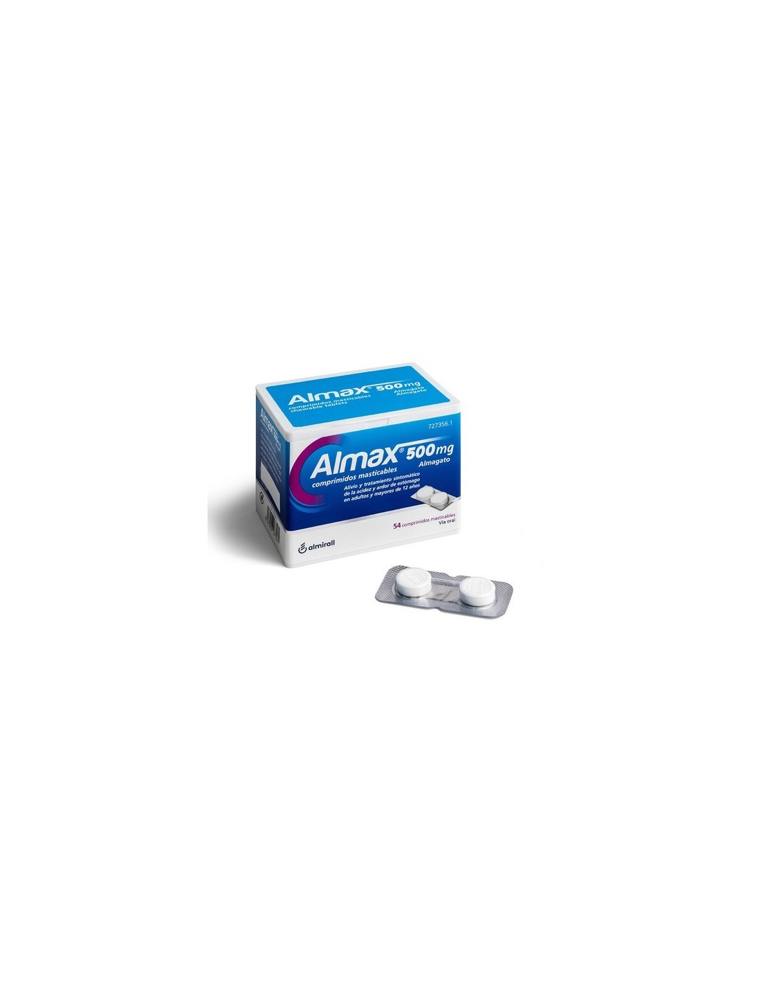 Almax 54 Comprimidos Masticables 500mg