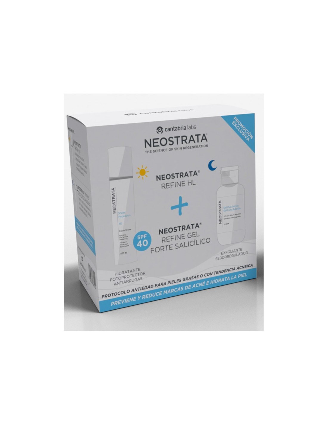 Neostrata Pack Salizinc Gel Exfoliante 50 ml+Heliocare 360 Gel Oil Free 25 ml