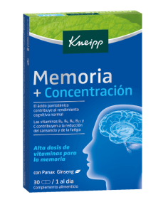 Kneipp Memoria y Concentración 30 Cápsulas