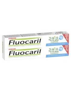 Fluocaril Junior 6-12 años Sabor Chicle Pack 2x75ml