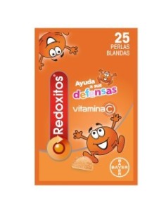 Redoxitos Vitaminas Defensas Niños 25 Perlas blandas Sabor Naranja