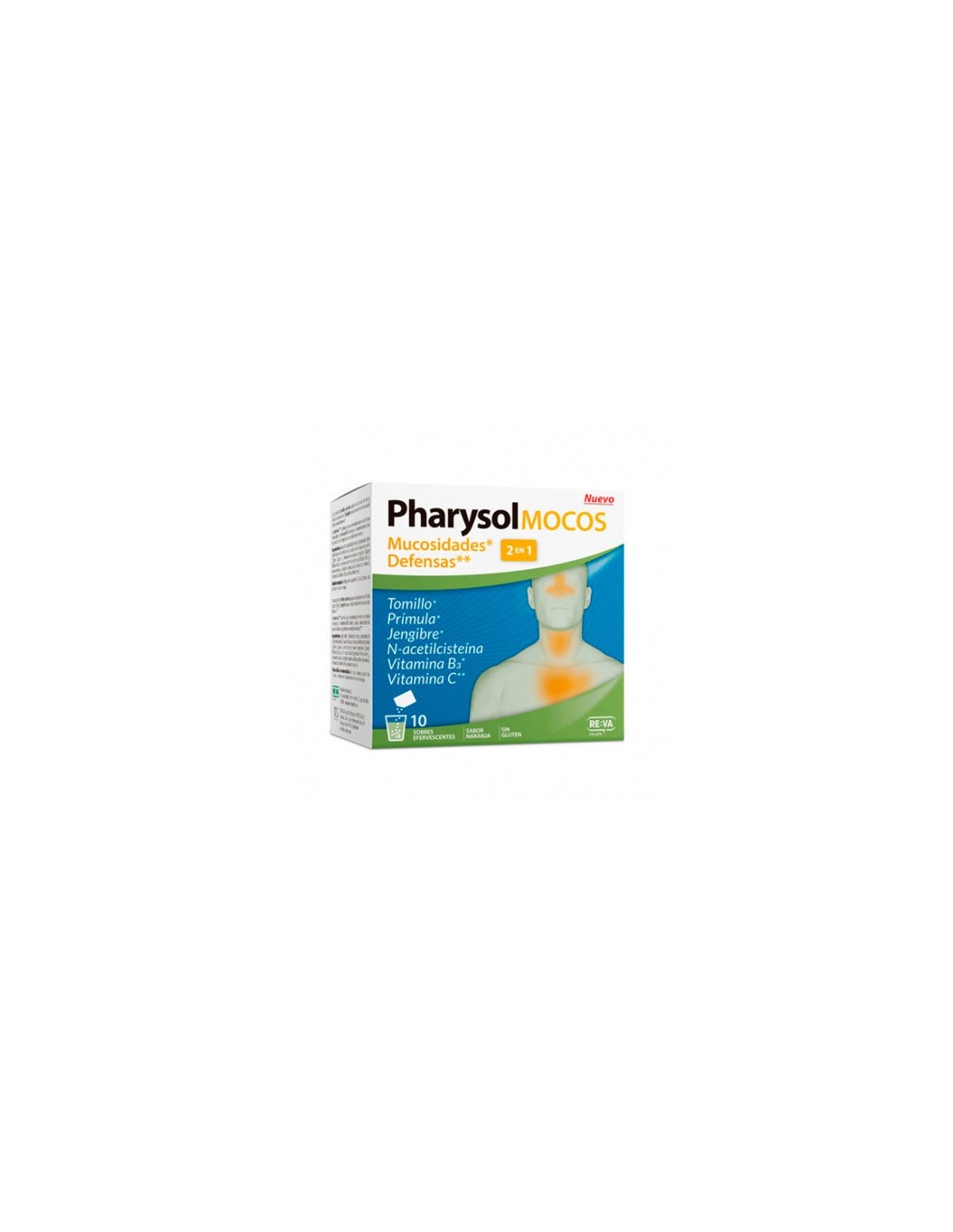 Pharysol Mocos 10 Sobres Efervescentes