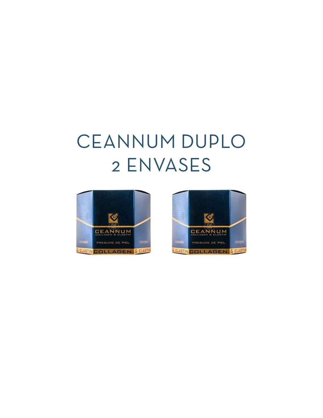 Ceannum Pack Premium Colágeno y Elastina 20 viales 25ml