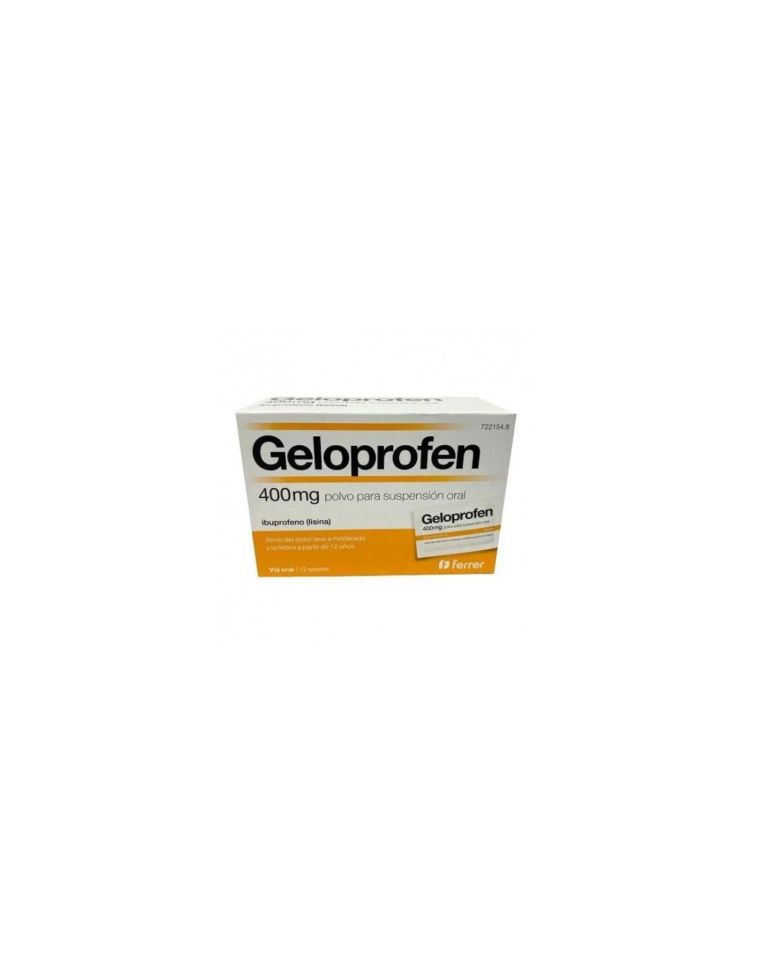 Geloprofen 400 Mg 12 Sobres Suspension Oral