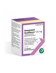 Omeprazol Healthkern 20 mg 14 Cápsulas gastrorresistentes