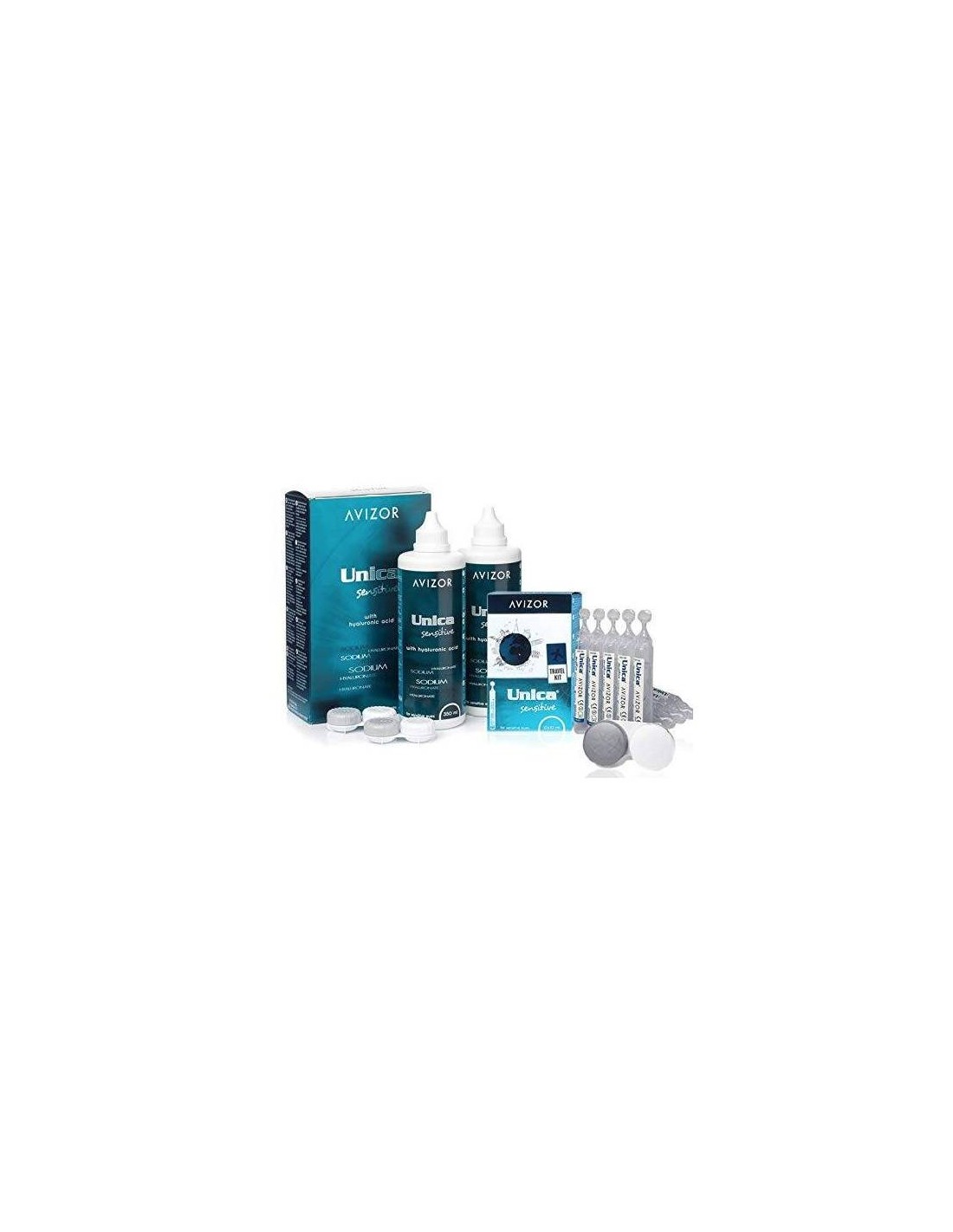 Unica Sensitive Duplo 2 X 350ml+Kit Monodosis de Viaje 10x10ml