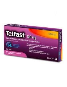 Telfast 120 mg 7 Comprimidos