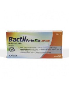 Bactil Forte Flas 20mg 10 liofilizados orales