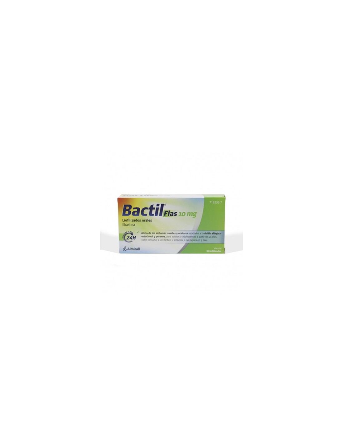 Bactil Flas 10mg 10 liofilizados orales