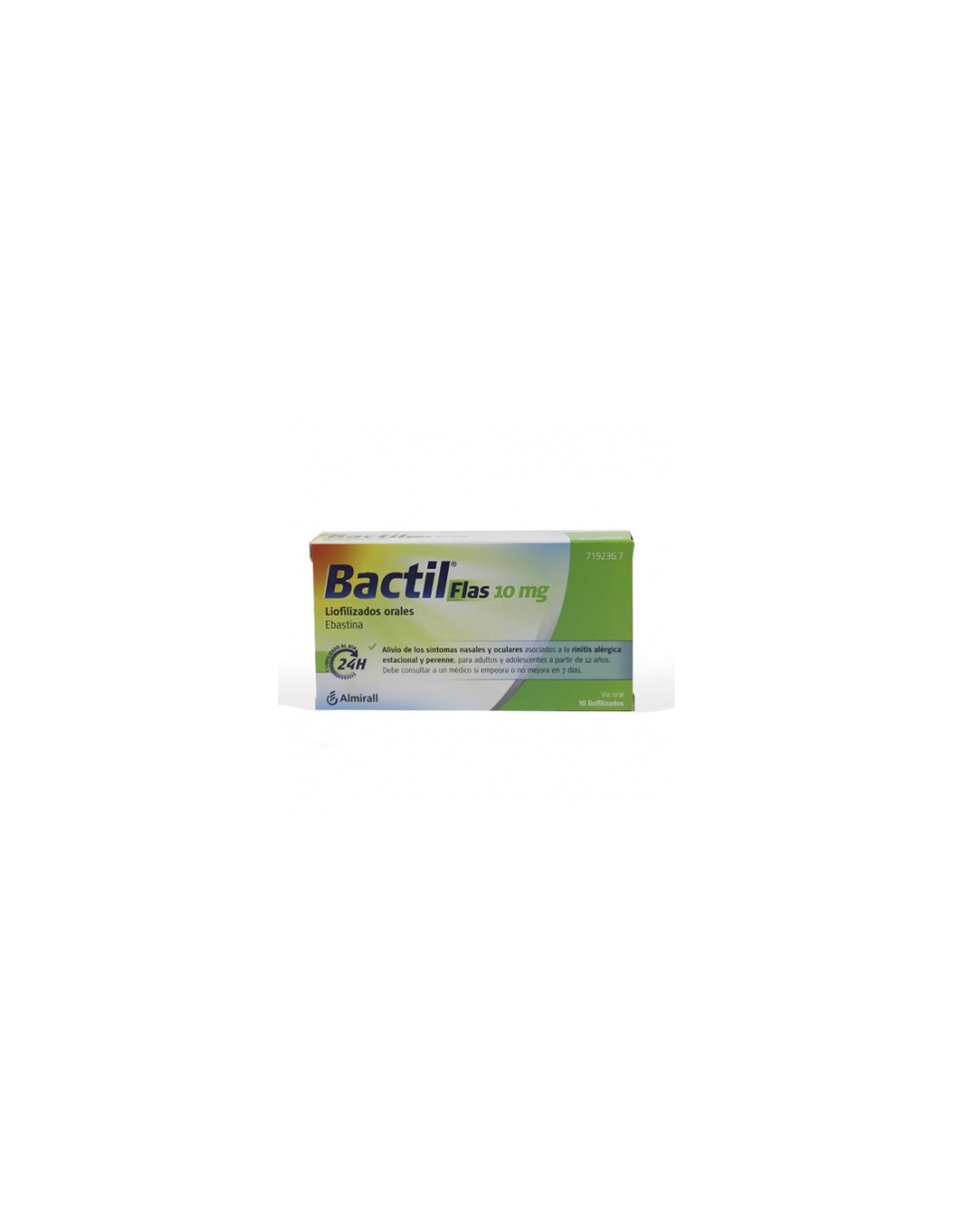 Bactil 10mg 20 comprimidos