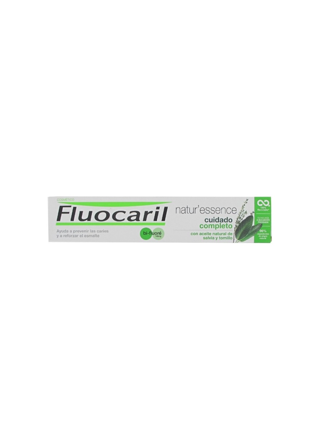 Fluocaril Natur'Essence Cuidado Completo Pasta Dentífrica 75ml