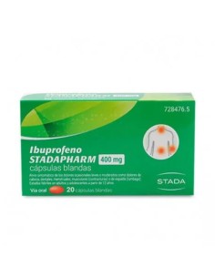 Ibuprofeno Stadapharm 400mg 20 Cápsulas Blandas