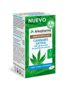 Arkocápsulas Cannabis Sativa 45 cápsulas