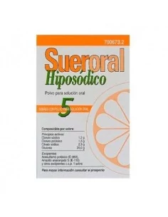 Sueroral Hiposodico 5 Sobres Polvo Solucion Oral