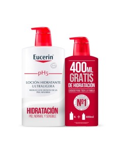 Eucerin pH5 Pack Loción Hidratante Ultraligera Corporal 1L + 400ml