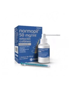 Minoxidil Normopil 50mg · Solución Cutánea 90ml