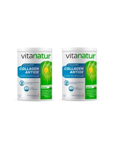 Vitanatur Collagen Antiox Duplo Sabor Frutos Rojos 360g+360g