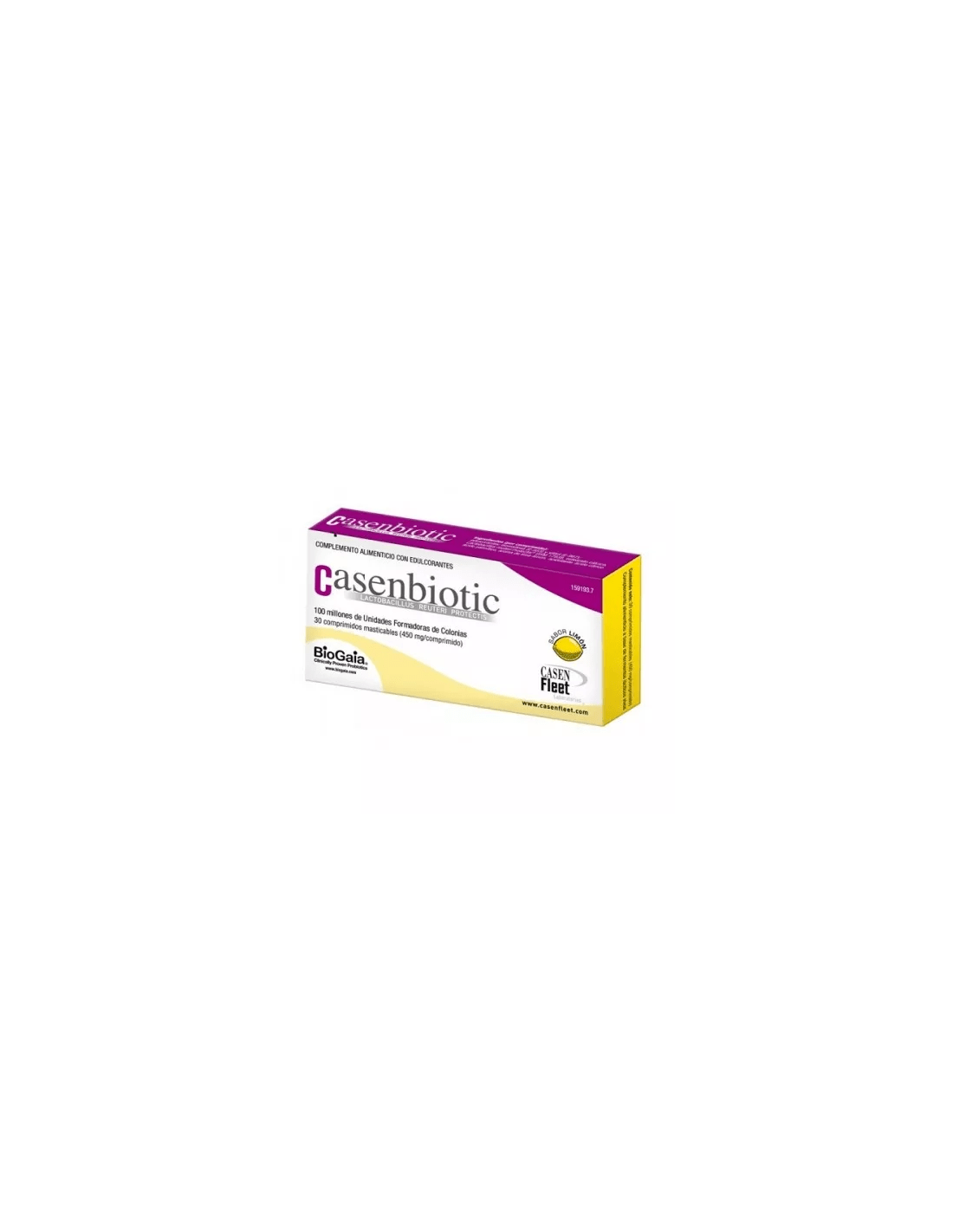 Casenbiotic Limón 30 comprimidos masticables