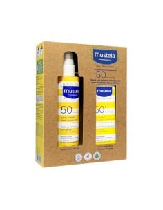 Mustela Pack Spray Solar SPF50 200ml + Leche Solar Facial SPF50 + 40ml