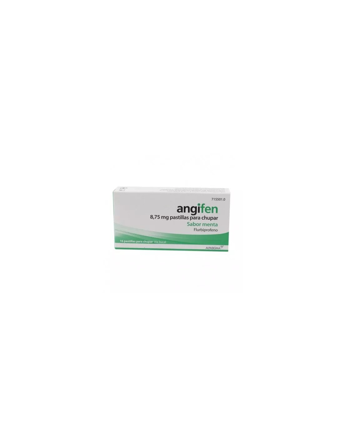Angifen 8,75 mg 16 Pastillas para Chupar Sabor Menta