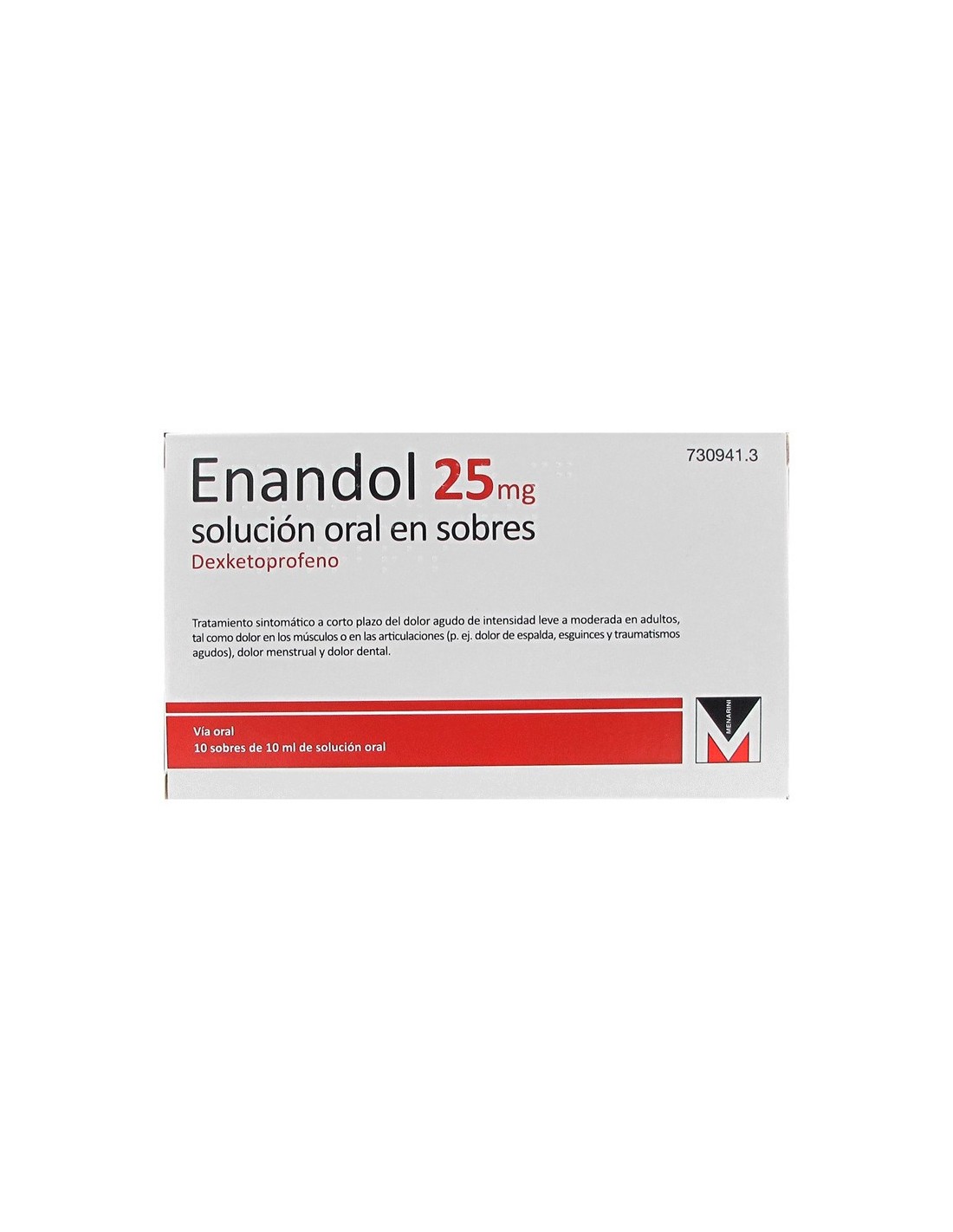 Enandol 25 Mg 10 Sobres Solucion Oral 10 Ml