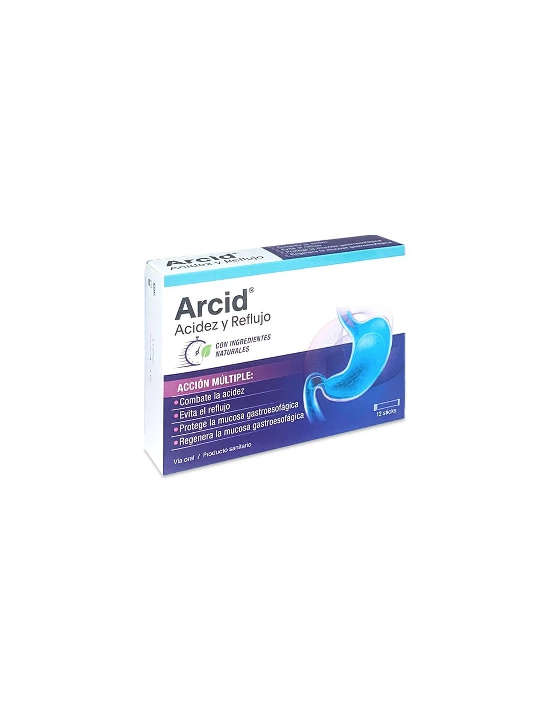 Arcid Acidez y Reflujo 12 Sticks