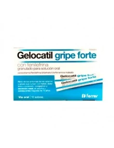 Gelocatil Gripe Forte Con Fenilefrina 10 Sobres Granulado Solución Oral