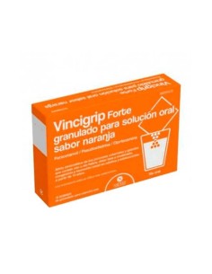Vincigrip Forte 10 Sobres de Granulado Para Solución Oral Sabor Naranja
