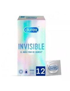 Durex Invisible ExtraFino Extra Sensitivo 12 unidades