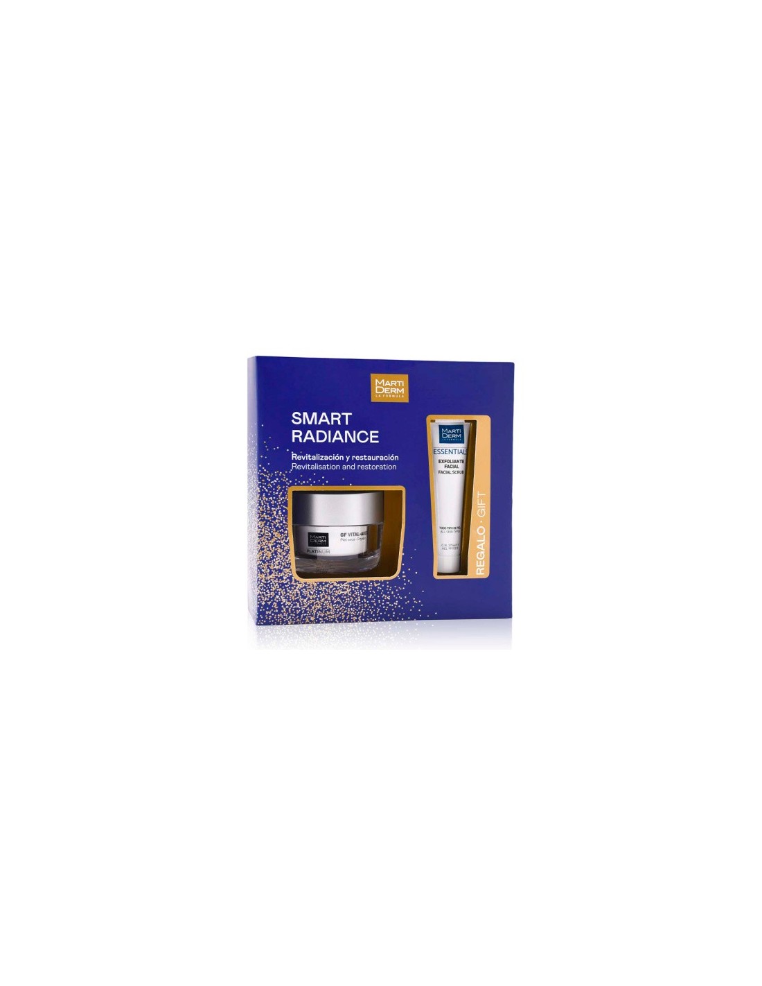 Martiderm Pack Smart Radiance Vital Age Piel Seca 50 Ml + Exfoliante Facial 15 Ml
