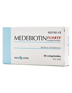 Medebiotín Fuerte Comprimidos 5 mg 40 Comprimidos