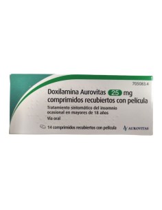 Doxilamina Aurovitas 25 Mg Comprimidos Recubiertos Con Película