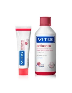 Vitis Anticaries Pack Pasta Dentífrica 100ml + Colutorio 500ml