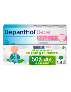 Bepanthol Bepanthol Bebé Pomada Protectora Culito 2x100 gr (2ª ud al 50%)