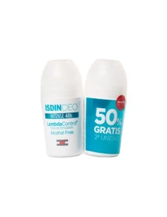 Isdin Deo Lambdacontrol Roll-on 48h Sin Alcohol 50 ml Duplo