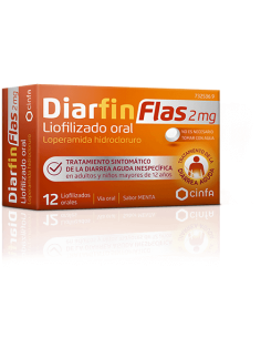 Diarfin Flas 2 Mg 12 Comprimidos Liofilizados