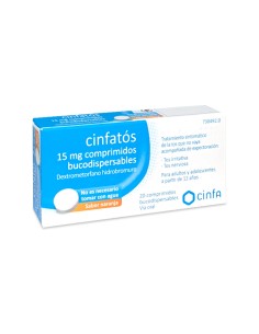 Cinfatós 15 mg 20 Comprimidos Bucodispersables
