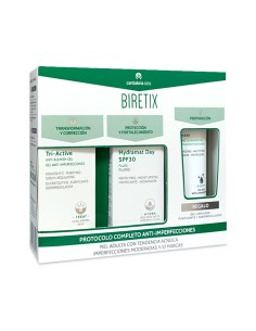 Biretix Pack Tri-active 50ml + Hydramat Day Spf30 50ml + Cleanser 75ml