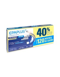 Epaplus Sleepcare Melatonina Retard Duplo 60 + 60 Comprimidos