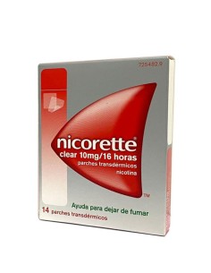 Nicorette Clear Parches Transdérmicos 10mg/16h 14parches