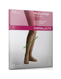 Farmalastic Media Larga (a-f) Compresión Fuerte con Blonda T-M 1ud