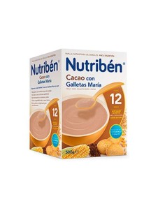 Nutriben Cacao Con Galletas Maria 500 Gramos