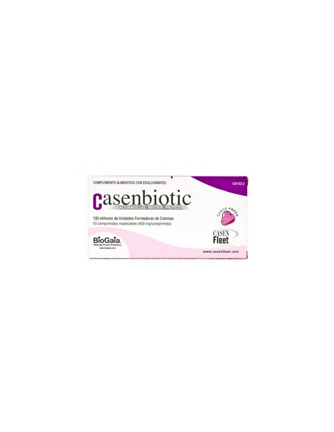 Casenbiotic Fresa 10 comprimidos