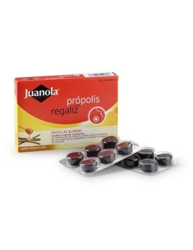 Juanola Propolis Regaliz 24 pastillas