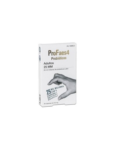 Profaes4 Probióticos Adultos 25mm 30 Cápsulas