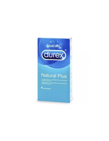 Durex Natural Plus Easy-On Preservativos 6uds