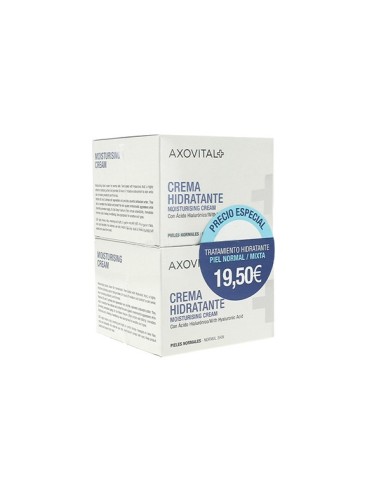 Axovital Hidratante Pieles Normales DUPLO 2x50ml