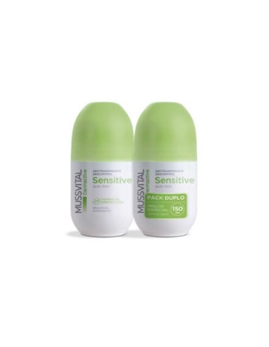 Mussvital Dermactive Desodorante Sensitive Duplo 2x75ml