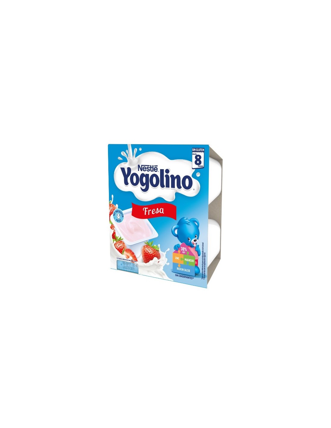 Nestlé Yogolino Fresa 4x100 gr 8m+