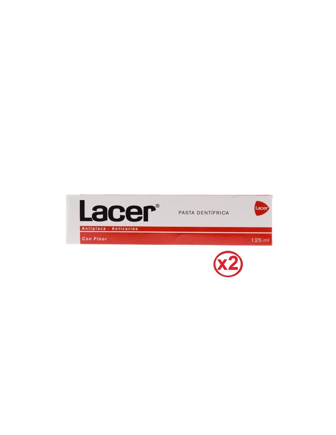  Lacer Pack 2 Pastas fluor duplo 
